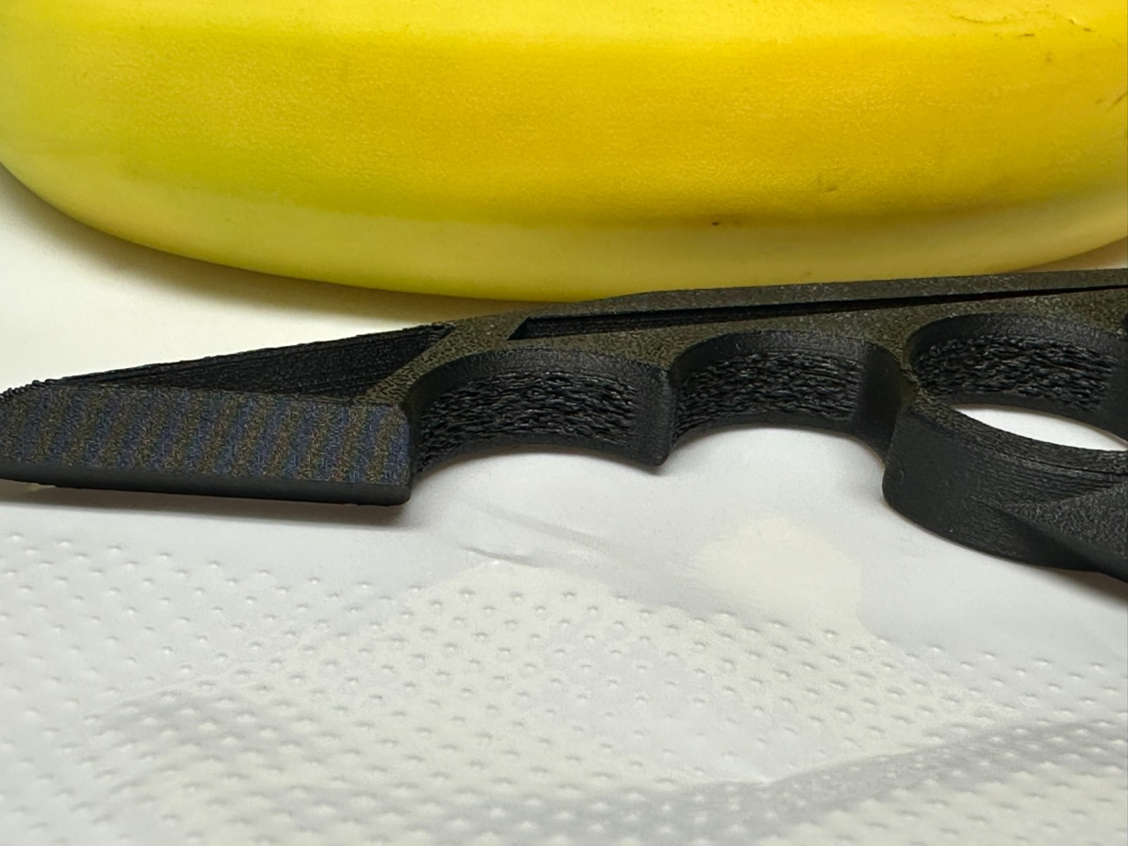 Carbon Fiber Hand Spike - Non Metal - Undetectable Self Defe