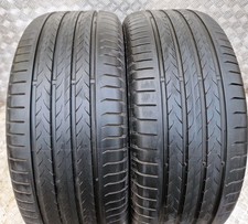 PAIR OF 255 50 19 107h xl CONTINENTAL EcoContact6q PART WORN TYRES 6mm