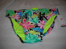 SPEEDO ENDURANCE - "TROPICANA" PATTERN - PALM TREES - MULTI COLOR - SIZE 36 NWT