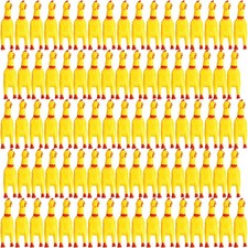 150 Pcs 6.3 Inch Rubber Chicken Squeaky Toys Bulk, Mini Funny Screaming Chick...