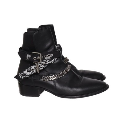 AMIRI, Boots, Größe: 43, model: bandana buckle boot, Schwarz, Herren #6S3