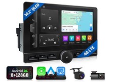 10.1 Qled Android Car Stereo 8128gb Apple Carplay Dsp Audio Double 2din Radio