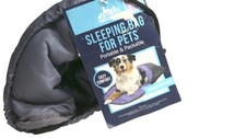 Pawsitively Fun Sleeping Bag for Pets Portable Packable Indoor Outdoor Cozy Bed