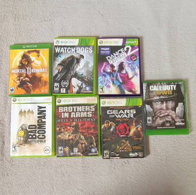 Warner Bros Ubisoft Xbox One Xbox 360 Game Lot Mortal Kombat Watch