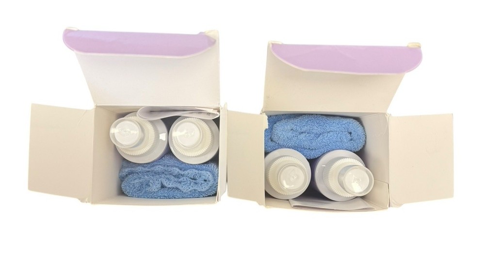 Lavender Yoga Mat Cleaner Spray 2-Pack with 4 Bottles & Cloth