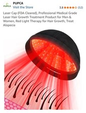 Red Light Therapy Cap LED  Laser Hair Growth Hat Helmet Loss Treatment Home US