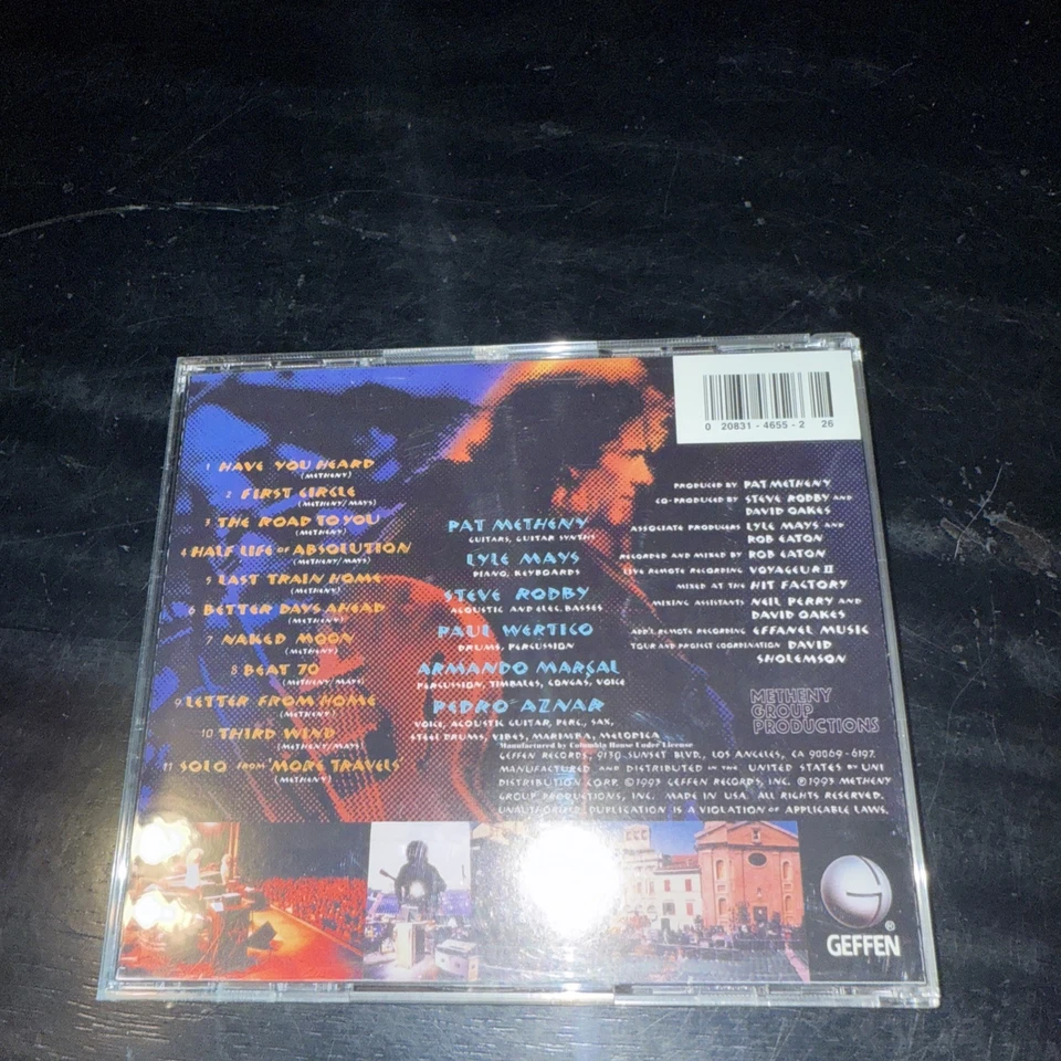 Pat Metheny Group The Road to You Live in Europe Audio CD Very Good  Foto 3 de 3
