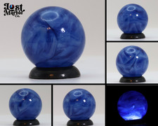 5/8" Swirl Marble Translucent Blue NM