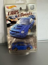2017 Hot Wheels - SUBARU IMPREZA WRX blue Cars & Donuts - Car Culture 1:64 DWH89