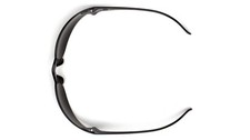 Pyramex Safety Intruder Eyewear, Red Temples, Clear Lens