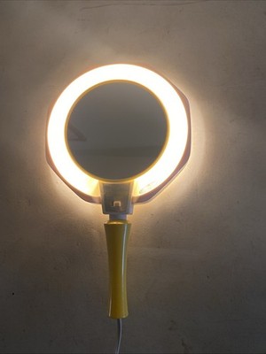 Vintage GE General Electric The Looking Glass 2-Way Lighted Mirror Tested Works