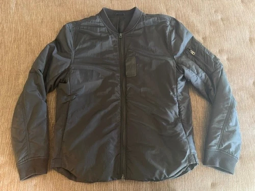 ACNE STUDIOS MEN'S BLACK PUFFER BOMBER JACKET SIZE 52 XL - product listing photo