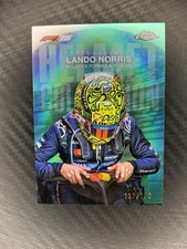 2025 Topps Chrome Pack Pull F1 Lando Norris Helmet Collection Refractor 137/199 