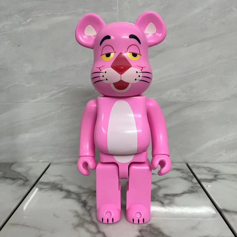 28cm Bearbrick 400% The Pink Panther Cartoon Ornament Toy  Decoration Model Gift - Image 4 of 4