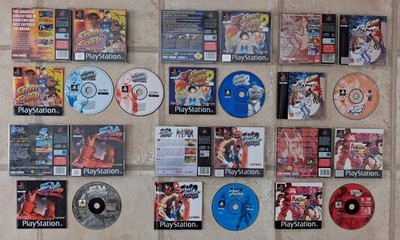 STREET FIGHTER SAMMLUNG 1 &2 EX2 PLUS EIN EX2 ALPHA 3 WARRIORS DREAMS PS1 BUNDLE