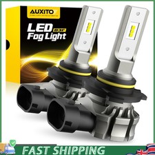 AUXITO H10 LED White Fog Lamps Daytime Running Lights 9145 9140 Bulbs DRL 6500K