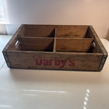 Vintage Darby&rsquo;s Soda Hanover, PA Wooden Crate Box