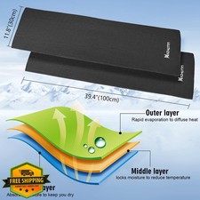 2pk Cooling Towels for Neck Face 40"x12" Instant Cold Cloths