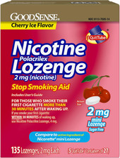 Mini Nicotine Polacrilex Lozenge, 2 Mg Nicotine , Stop Smoking Aid, Cherry Ice