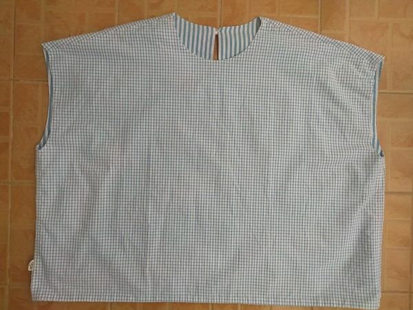 45RPM GESTREIFTES BAUMWOLLBLUSE TOP SHIRT