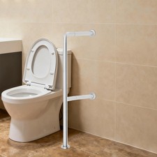 Floor Handicap Grab Bar Toilet Safety Grab Bar Bathroom Rails Handrail 264.55 lb