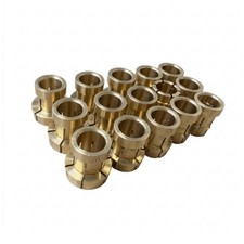 15 Pieces Brass Collet Precision-Machined Circular Collet Symmetrical