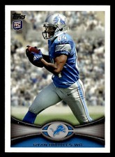 2012 Topps #77 Ryan Broyles Rookie Card Detroit Lions. rookie card picture