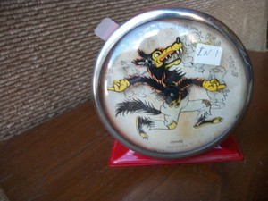 Disney Alarm Clock Ingersoll Rand  The Big Bad Wolf and 3 Little Piggies 1934