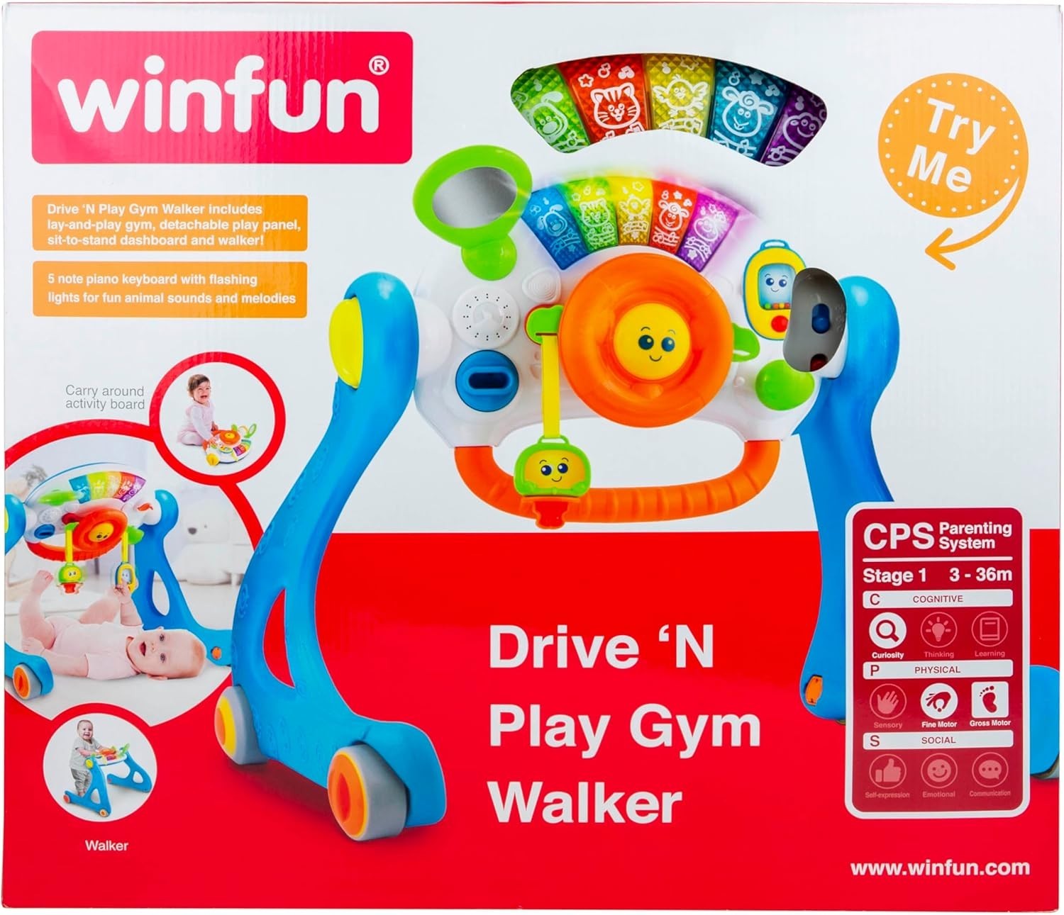Winfun Drive N Play Gym Walker BRAND NEW