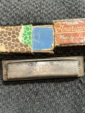 Vintage The American Ace Harmonica by FR Hotz in Original Box Made In Germany
