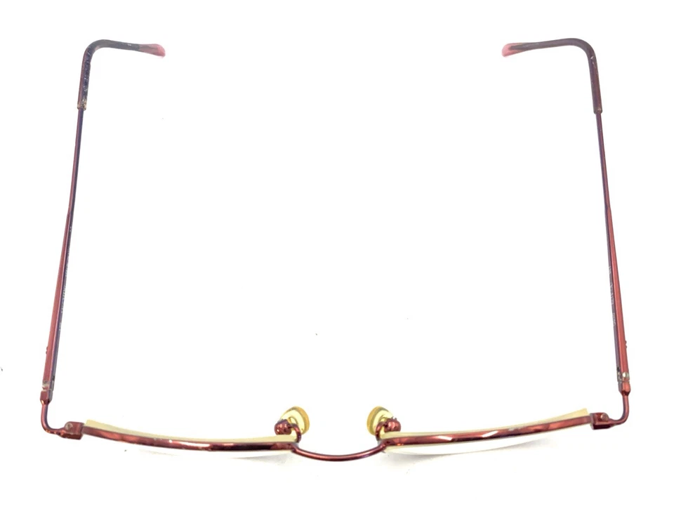 Valentino V 5179 0K6C Red Oval Slim Eyeglasses Frames 135 Italy Designer Women - Image 4 of 4