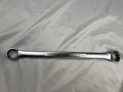 Craftsman Box Wrench #42959 METRIC Size 22mm X 24mm Owners Mark!