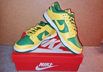 Nike Dunk Low Retro BTTYS   Apple Green / Yellow Strike DV083 EU 44  US 10  UK 9