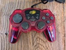 Mad Catz Dual Force Red Game Controller For PlayStation 2 PS2 Gaming Console