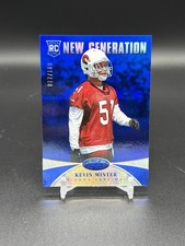 2013 Certified Mirror Blue Cardinals Football Card #253 Kevin Minter /100 Rookie
