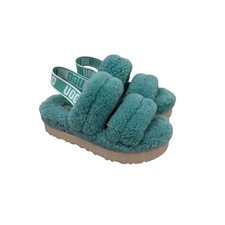 Ugg Oh Fluffita Platform Curly Sheepskin Slippers Shoes 1120876 Womens size 7