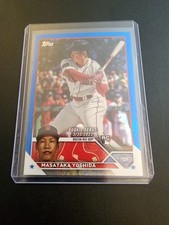 2023 Topps Update Series Rookie Debut Masataka Yoshida #US5 Blue Foil /999 (RC)