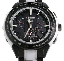 Orologio da polso uomo Seiko GPS Solar Astron SBXB071 analogico cassa titanio