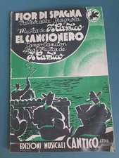 Cantico Spartiti Musicali D'epoca- Fior Di Spagna