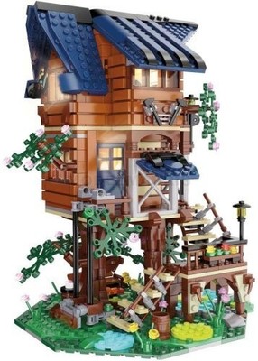 CADA DBLC66004W Four Seasons Story Tree House Building Set 1155 Pcs