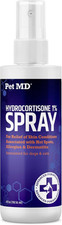 Pet MD Hydrocortisone Spray for Dogs, Cats, Horses - Itch Relief Spray  Hot Spo