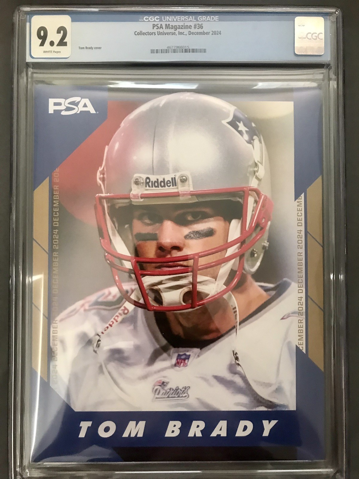 Tom Brady PSA Magazine #36 December 2025 Graded CGC 9.2 New England Patriots HOF