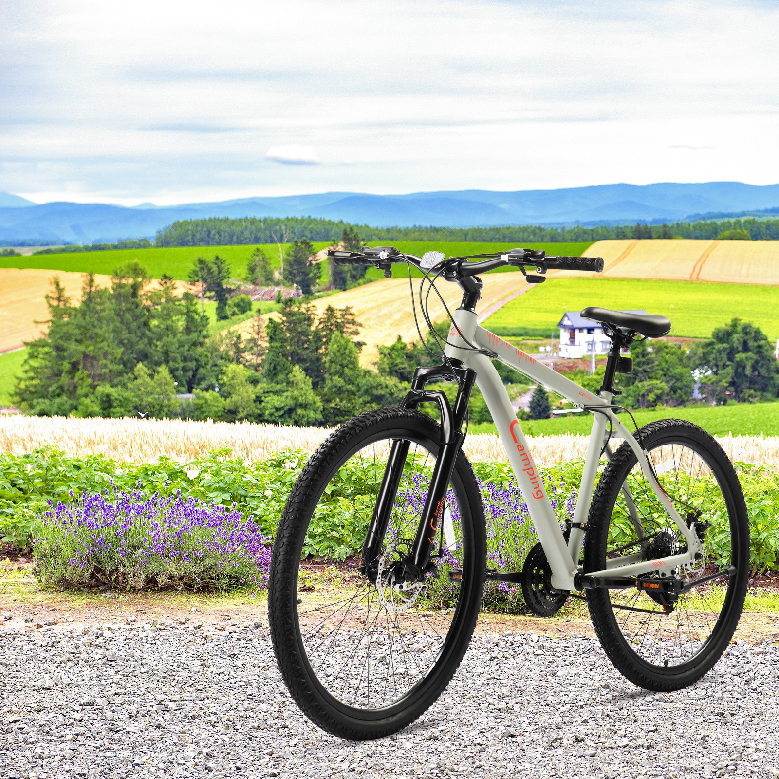 27.5 inch Mountain Bike for Adults, 21 Speed Lightweight Aluminum Alloy Frame