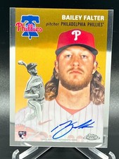2023 TOPPS CHROME PLATINUM BAILEY FALTER AUTO PHILLIES RC CPA-BF