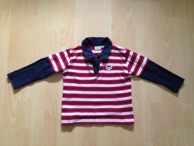 Boys polo shirt size 104 by Impidimpi blue red striped
