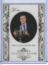 2025-26 UD FLAIR HOCKEY TROPHY ROOM ANDERS LEE SP TR-12 KING CLANCY-2024