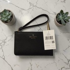 NWT Kate Spade Black Wristlet