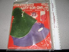 premium ring SPUTNIK SPACE 1950s novelty party playset pack MIP halloween mask B