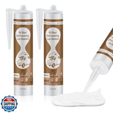 Dongxw Self Leveling RV Roof Sealant, RV Sealant White, Camper Roof Sealant,