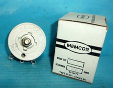 Memcor Type R-50 Rheostat 10000 Ohms 50 Watts 10K NOS/NIB